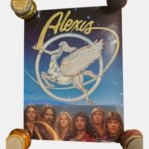 Alexis Self Titled Debut Album Promo Poster 18x24 Vintage 1977 MCA Records‎ Rock